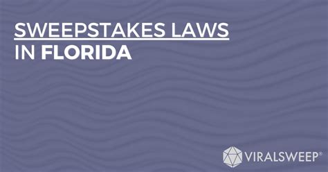 florida sweepstakes law